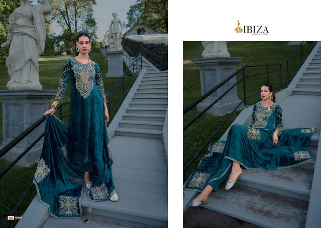 Nazakat 10994 Series By Ibiza Designer Velvet Salwar Kameez Wholesalers In Delhi
